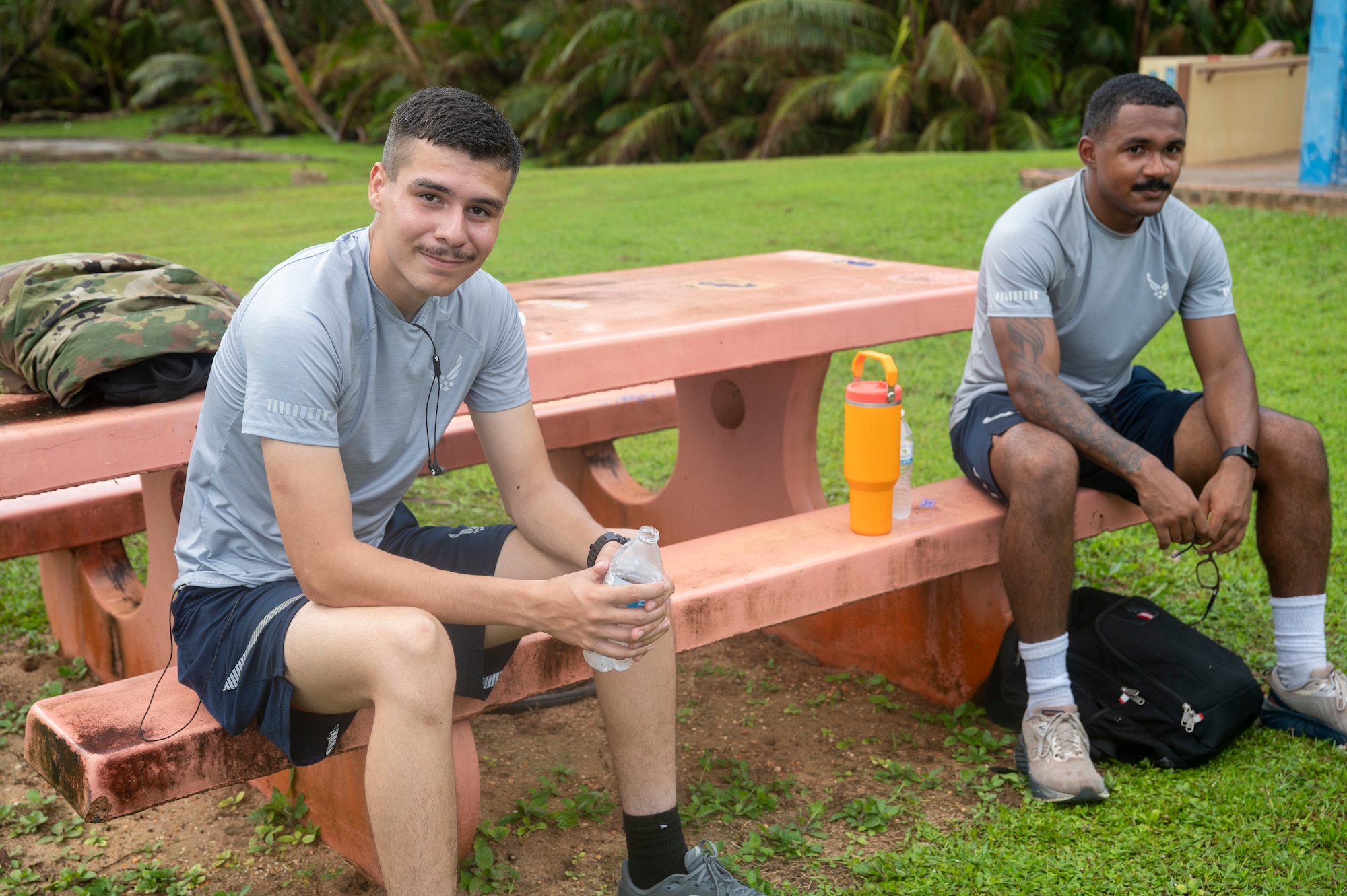 The 36th Civil Engineer Squadron rucked in honor of a fallen Airman.