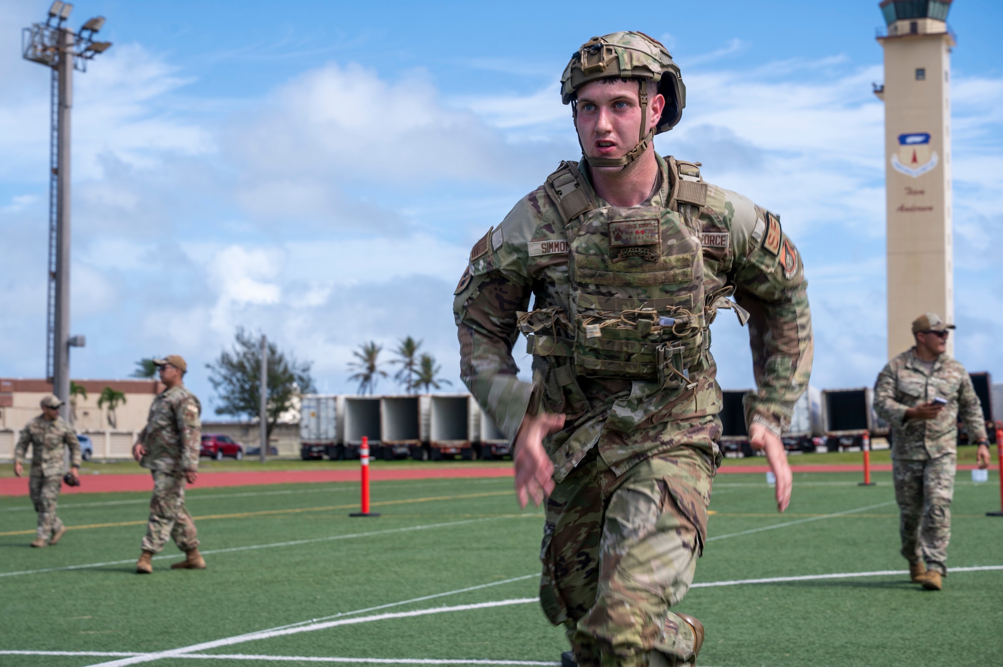 Pacific Security Forces Airmen and allies compete against each other in combat skill challenges.