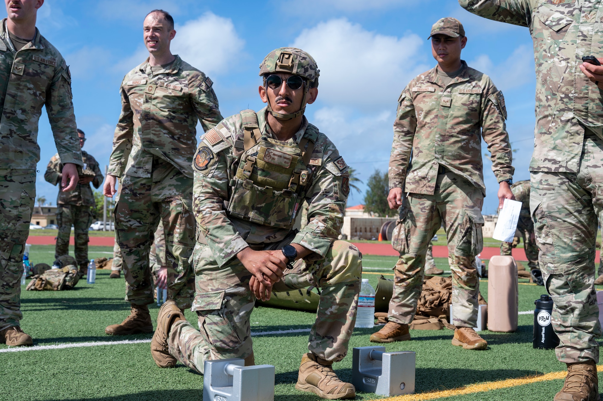 Pacific Security Forces Airmen and allies compete against each other in combat skill challenges.