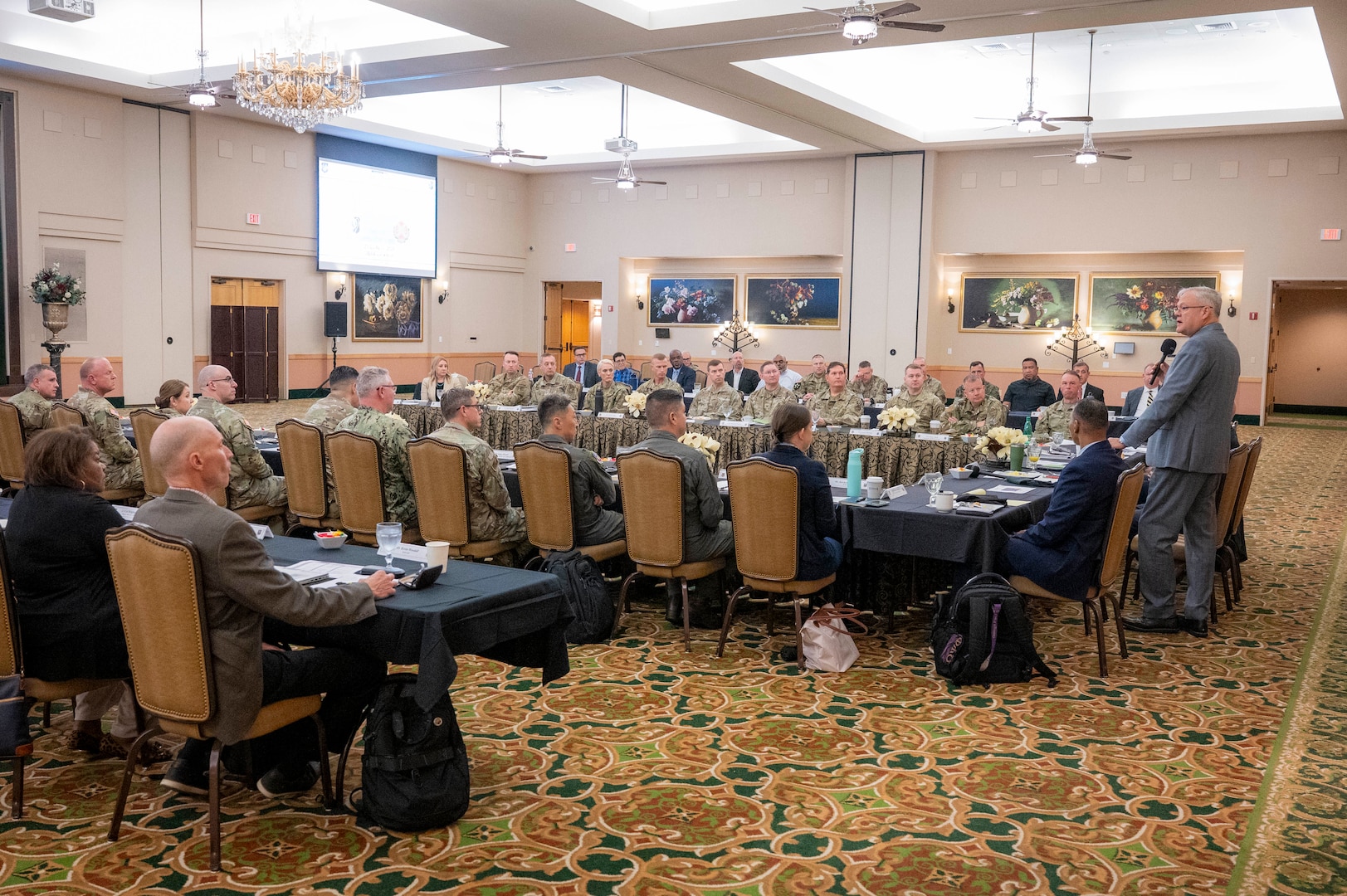 The summit included briefings, panels and networking opportunities that gave the leaders a venue to discuss challenges unique to joint basing and seek enterprise-wide solutions.