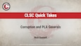 CLSC Quick Takes: Corruption and PLA Generals by Rick Gunnell