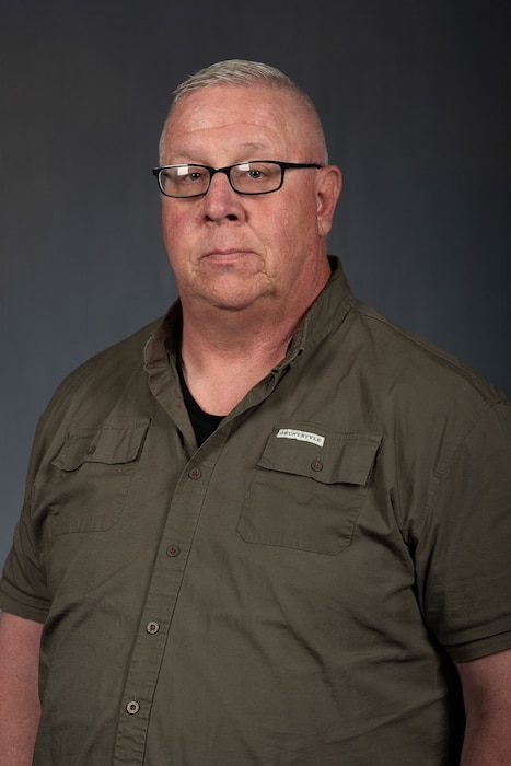 David Brown, 92nd Communications Squadron planner, is recognized for receiving the 2025 Warfighter Communications Award at Fairchild Air Force Base, Washington, May 18, 2025.