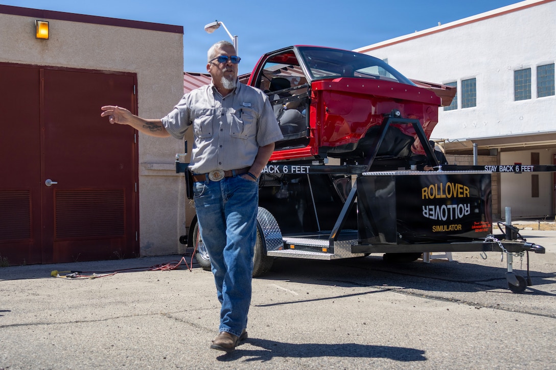 The base safety team carried out the yearly 101 Days of Summer training for all military and civilian personnel, which included guest speakers, engaging demonstrations, and comprehensive information regarding safe driving, summer advice, and heat safety aboard Marine Corps Logistics Base Barstow, California, May 19 & 20.