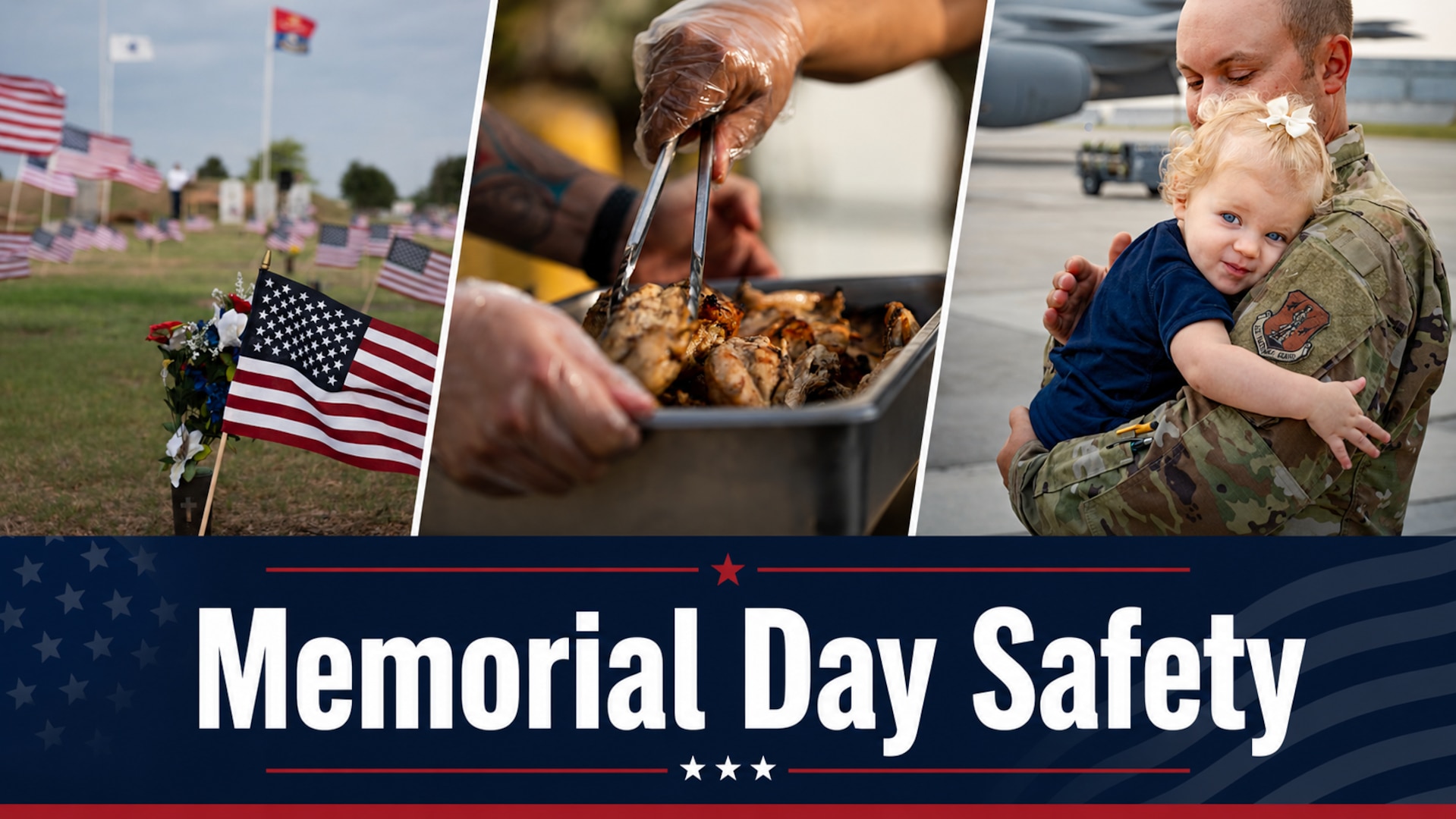 Collage of Memorial Day images