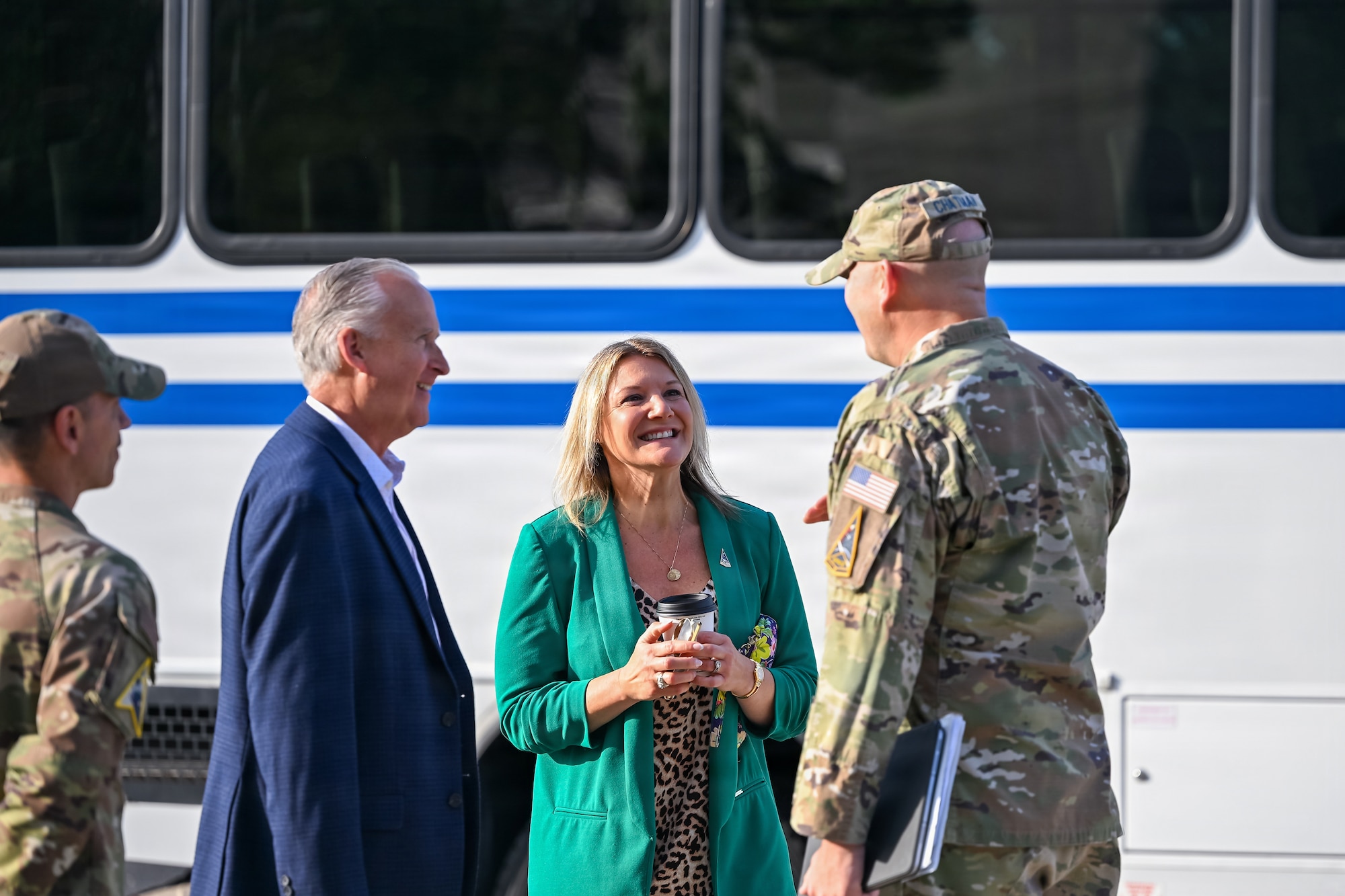 Ms. Natalie R. Riedel, a member of the Senior Executive Service and Executive Director, Space Systems Command, tours civilian launch service provider lease and construction sites at Cape Canaveral Space Force Station, Fla., May 7, 2026.