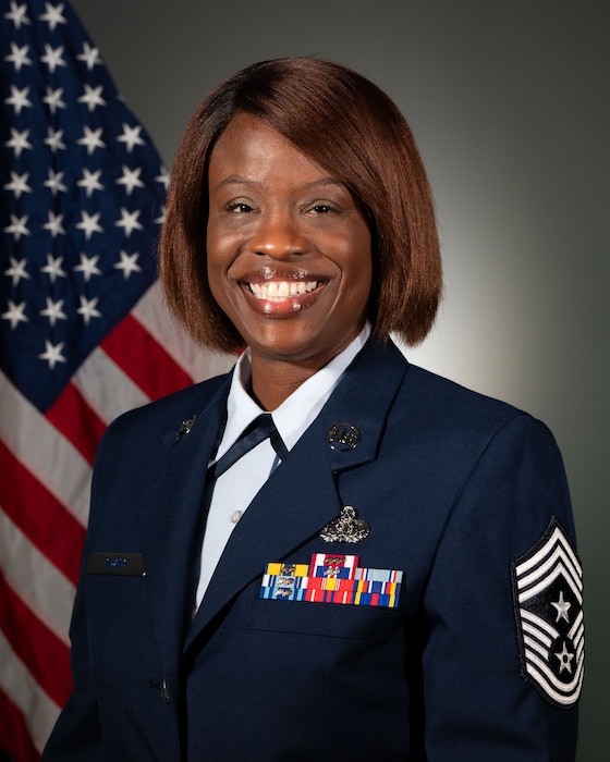 official photo of Chief Master Sergeant Marcia D. Evans