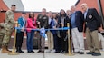 The U.S. Army Reserve’s 99th Readiness Division re-opened its revitalized Caven Point Army Reserve Center with a ribbon-cutting ceremony at the facility May 2 in Jersey City, New Jersey. Speaking at the event were Brig. Gen. John Rhodes, 99th RD deputy commanding general, U.S. Congressman Robert Menendez, and N.J. State Senator Angela McKnight. (U.S. Army photo by Sgt. 1st Class Deziree I. Lau, 99th RD Public Affairs)