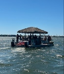 A Coast Guard Station Cortez law enforcement crew terminated an illegal charter voyage that was acting as a bareboat charter, Thursday, near Anna Maria Island. Coast Guard officers deemed the 54-foot vessel, Maititiki, to be operating as an illegal small passenger vessel, terminated the charter’s voyage, and escorted the boat and passengers back to Coquina Beach. (U.S. Coast Guard courtesy photo)