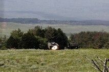 U.S. Marines with 3rd Battalion, 12th Marine Regiment, fire a High Mobility Artillery Rocket System during a live fire training event at the Combined Arms Training Center, Camp Fuji, Japan, May 20, 2026.