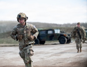 Minnesota Air National Guard Staff Sgt. Dennis Campbell, from Duluth, Minn., who serves as a security forces specialist with the 148th Fighter Wing Security Forces Squadron, is one of 27 service members from the Minnesota National Guard and NATO allied nations Canada and Croatia participate in the 2026 Minnesota Best Warrior Competition April 15-18, 2026, at Camp Ripley, near Little Falls, Minnesota. This competition tests participants’ knowledge, technical and tactical proficiency, physical endurance, and resilience through a series of demanding events where competitors refine critical warfighting skills. Minnesota’s winners will move on to compete against the best Soldiers and noncommissioned officers from across the Midwest at the Region IV Best Warrior Competition, hosted this year by the Michigan National Guard at Fort Custer, April 29 through May 3, 2026. (Minnesota National Guard photo by Staff Sgt. Mahsima Alkamooneh)