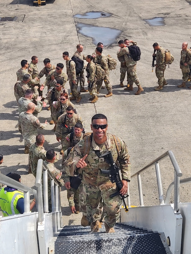 Active-duty logistics units with presence at Fort Buchanan enable strategic military equipment movement anytime, anywhere