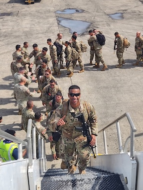 Active-duty logistics units with presence at Fort Buchanan enable strategic military equipment movement anytime, anywhere