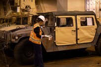 Active-duty logistics units with presence at Fort Buchanan enable strategic military equipment movement anytime, anywhere