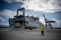 Active-duty logistics units with presence at Fort Buchanan enable strategic military equipment movement anytime, anywhere
