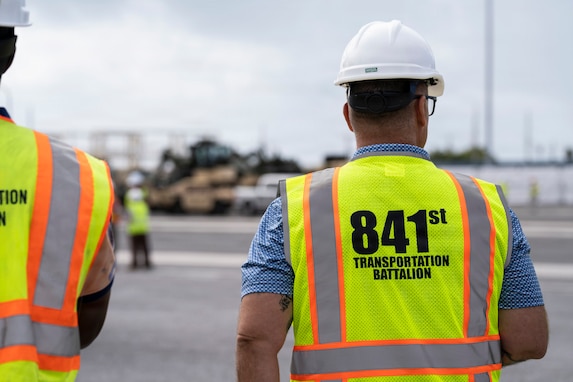 Active-duty logistics units with presence at Fort Buchanan enable strategic military equipment movement anytime, anywhere