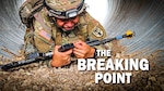 CPL Gabriela Garcia, a dental assistant NCO, reached a breaking point in the middle of a dirt tunnel during a low crawl. From that moment in the dirt, the story rewinds to reveal the previous 33 hours that brought her to the edge of failure during the Irwin Army Community Hospital internal Best Leader and Best Medic Competitions