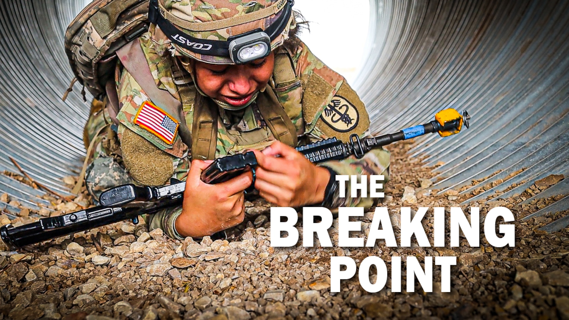 CPL Gabriela Garcia, a dental assistant NCO, reached a breaking point in the middle of a dirt tunnel during a low crawl. From that moment in the dirt, the story rewinds to reveal the previous 33 hours that brought her to the edge of failure during the Irwin Army Community Hospital internal Best Leader and Best Medic Competitions