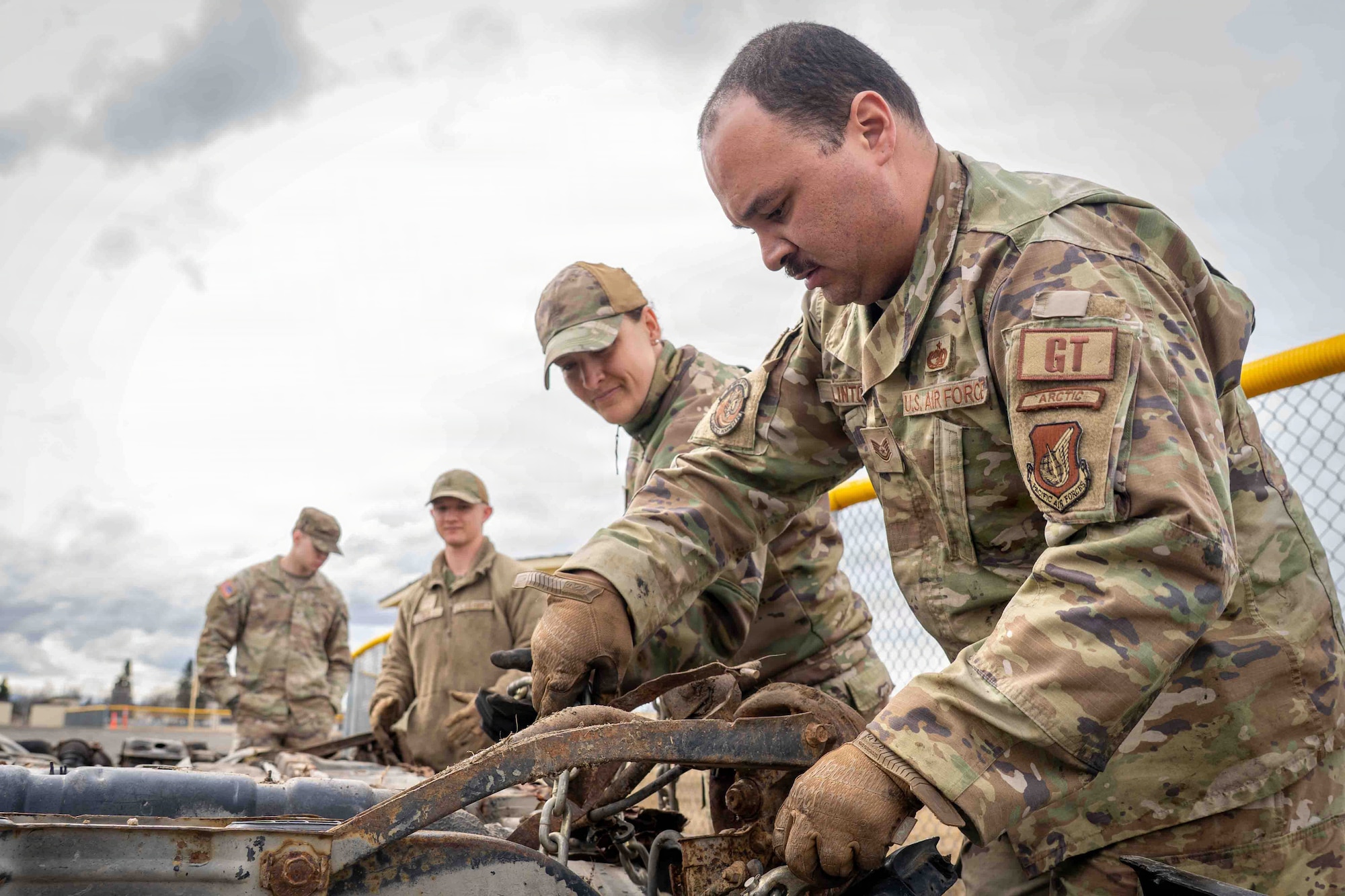 The 773rd Logistic Readiness Squadron and 176th LRS partnered with 109th Transportation Company, 17th Combat Sustainment Support Battalion during Wrecker University at JBER to strengthen recovery operations, build interoperability and ensure joint forces remain ready to support the mission.