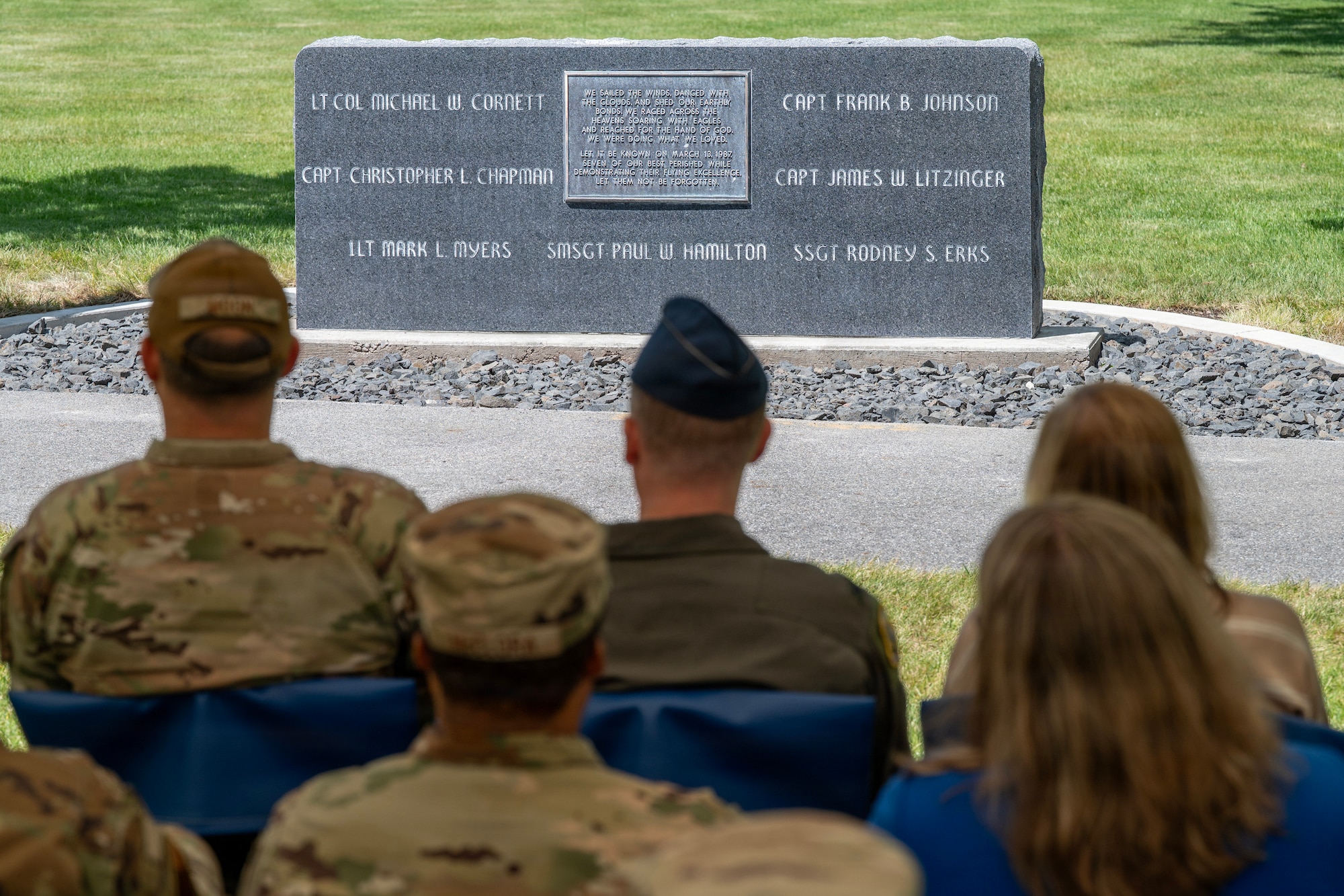 Fairchild AFB rededicates 1987 Thunderhawk Demonstration Team memorial