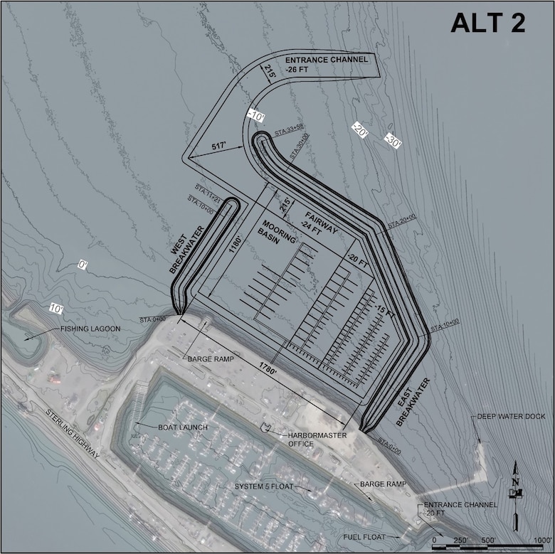 The U.S. Army Corps of Engineers – Alaska District prepared a new feasibility study and environmental assessment for navigational improvements at Homer Harbor and is seeking public comment on the draft document.