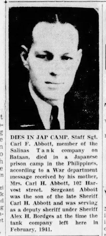 U.S. Army Staff Sgt. Carl F. Abbott