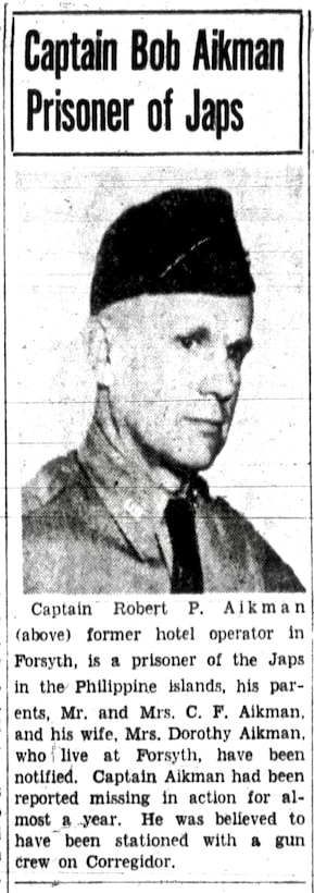 U.S. Army 1st Lt. Robert P. Aikman