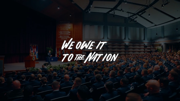 We owe it to the nation graphic