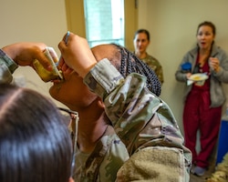 A Ready Force is a Supported Force

On April 27 IACH hosted an event for the Active Duty Soldiers currently enrolled in the installation’s Pregnancy Postpartum Physical Training (P3T) program. While it looked like a traditional baby shower, this gathering was a critical touchpoint for Soldier health and unit lethality.

The P3T program is a comprehensive approach to ensuring Soldiers can safely maintain their fitness during pregnancy and successfully transition back to the force afterward. By bringing these Soldiers together, IACH medical professionals and installation leaders are actively executing the Army's Holistic Health and Fitness (H2F) doctrine. 

We are incredibly proud of these Soldiers who are preparing for their toughest challenge yet, while remaining committed to the defense of our nation.