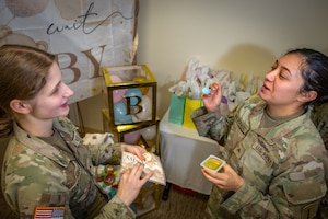 A Ready Force is a Supported Force

On April 27 IACH hosted an event for the Active Duty Soldiers currently enrolled in the installation’s Pregnancy Postpartum Physical Training (P3T) program. While it looked like a traditional baby shower, this gathering was a critical touchpoint for Soldier health and unit lethality.

The P3T program is a comprehensive approach to ensuring Soldiers can safely maintain their fitness during pregnancy and successfully transition back to the force afterward. By bringing these Soldiers together, IACH medical professionals and installation leaders are actively executing the Army's Holistic Health and Fitness (H2F) doctrine. 

We are incredibly proud of these Soldiers who are preparing for their toughest challenge yet, while remaining committed to the defense of our nation.