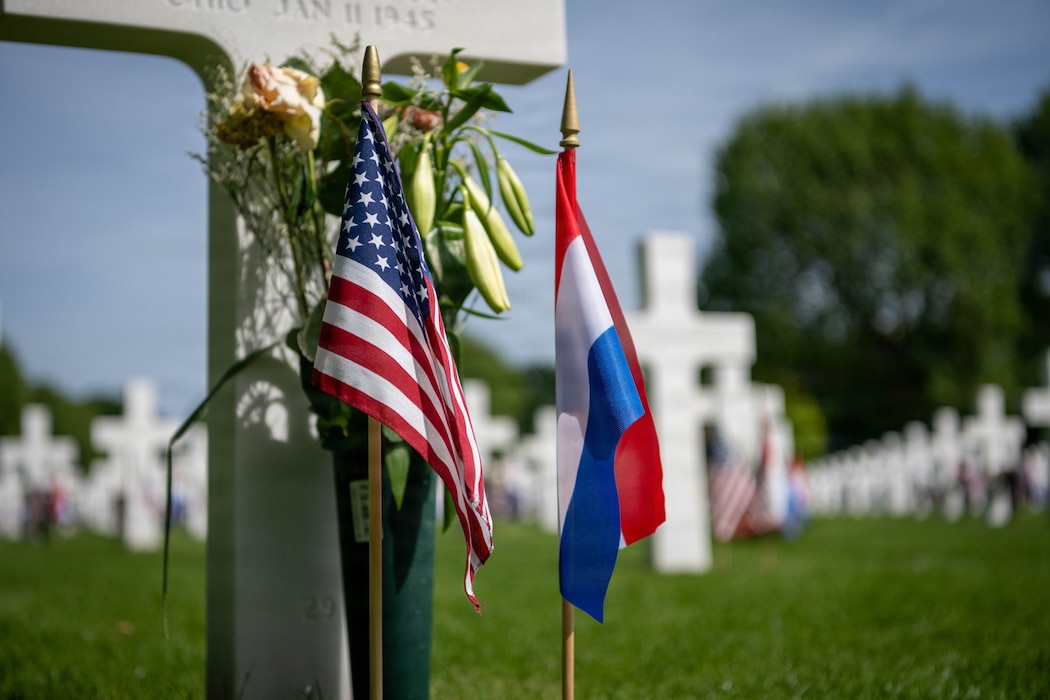 Netherlands American Cemetery Memorial Day ceremony
