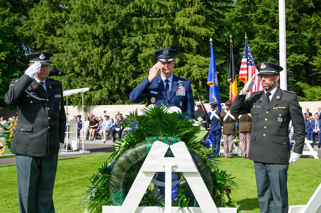 Henri-Chapelle American Cemetery Memorial Day ceremony