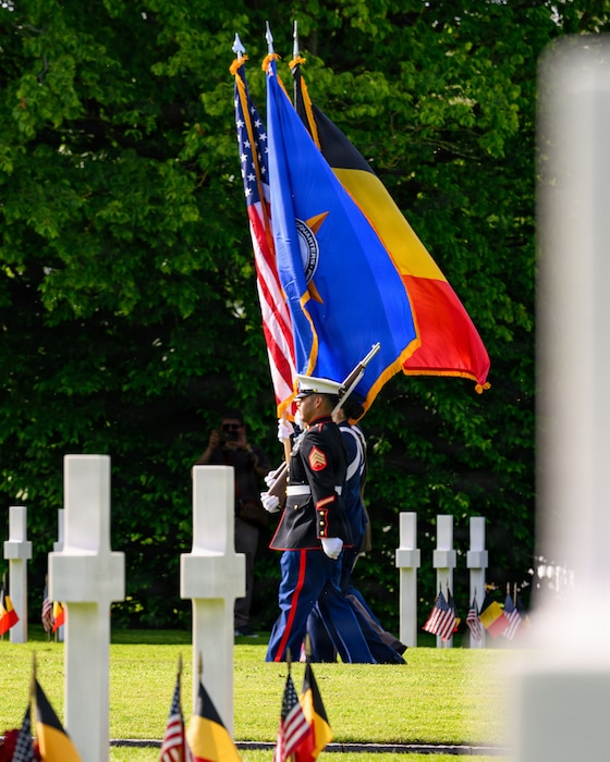 Henri-Chapelle American Cemetery Memorial Day ceremony