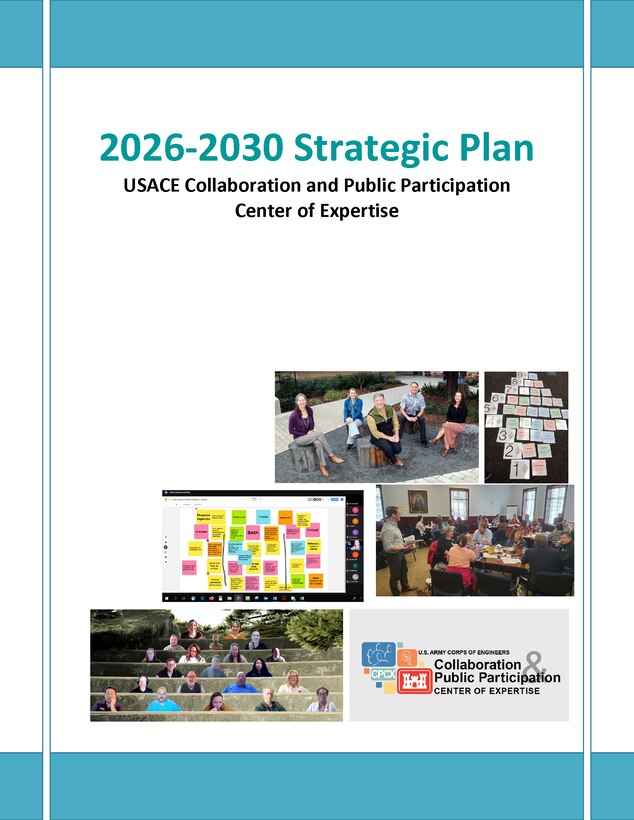 This is a graphic of the cover of the CPCX 2026-2030 Strategic Plan
