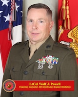 Lieutenant Colonel Wolf J. Powell, Inspector-Instructor, 6th Distribution Support Battalion