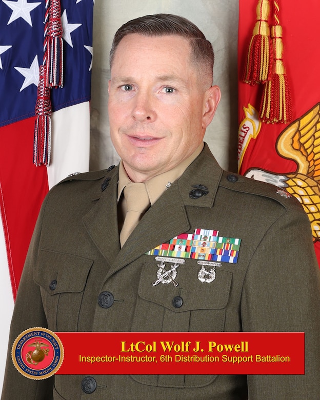 Lieutenant Colonel Wolf J. Powell, Inspector-Instructor, 6th Distribution Support Battalion