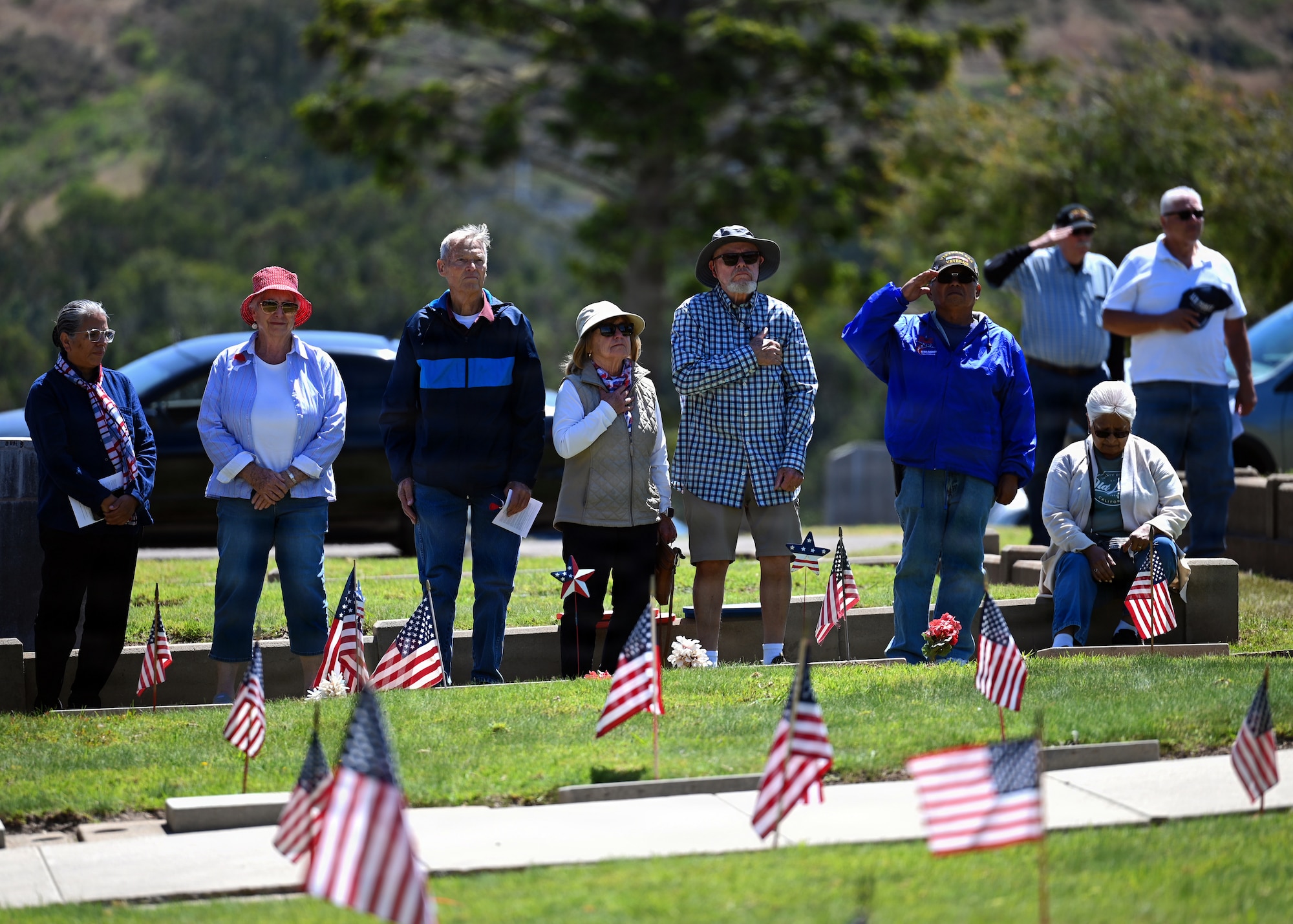 Memorial Day ceremony.