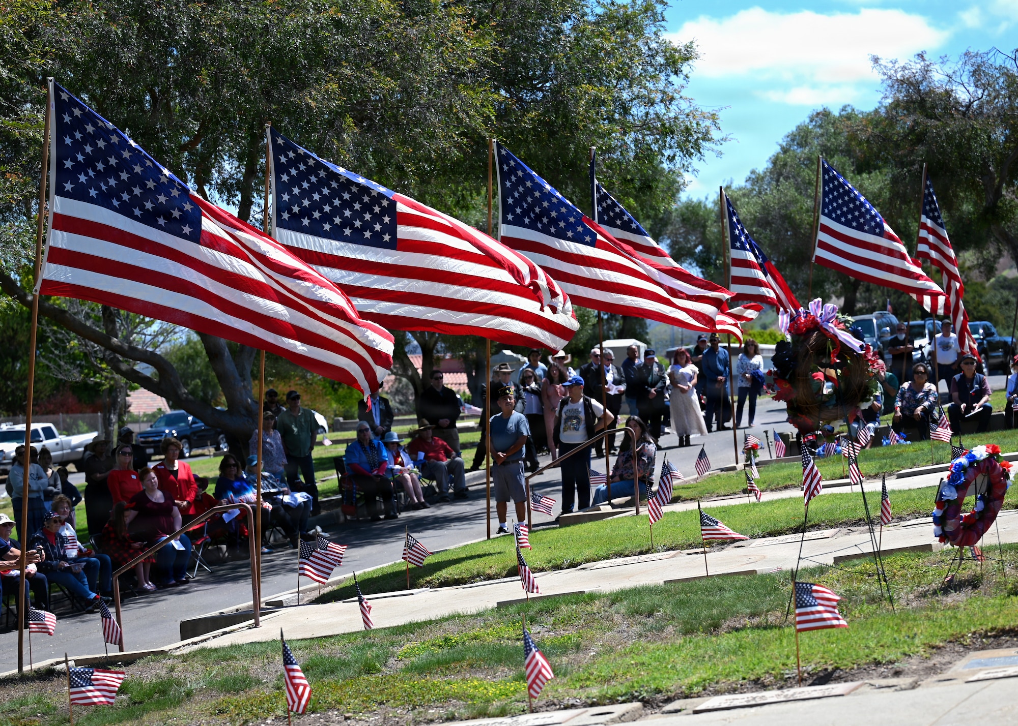 Memorial Day ceremony.