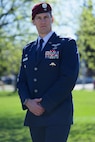 A decorated senior officer in an Air Force blue uniform.