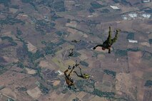 Joint Special Operations Command, Armed Forces Philippines operators conduct military free fall training from a U.S. Air Force Special Operations Command MC-130J Commando II as part of Exercise Balikatan 2026 over the Philippines, May 4, 2026.