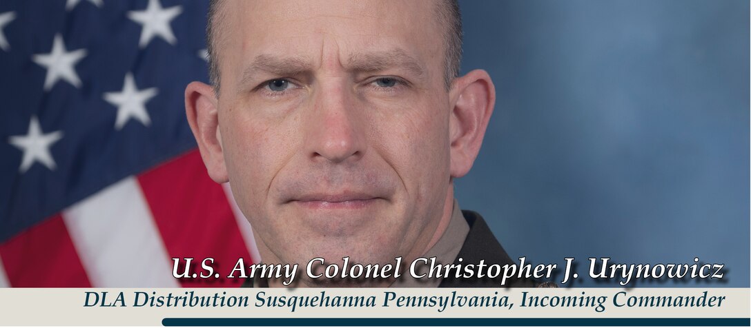 The official program for the Defense Logistics Agency Distribution Susquehanna, Pennsylvania, change of command ceremony whereby Navy Capt. Andy Henwood will relinquish command to Army Col. Christopher Urynowicz.