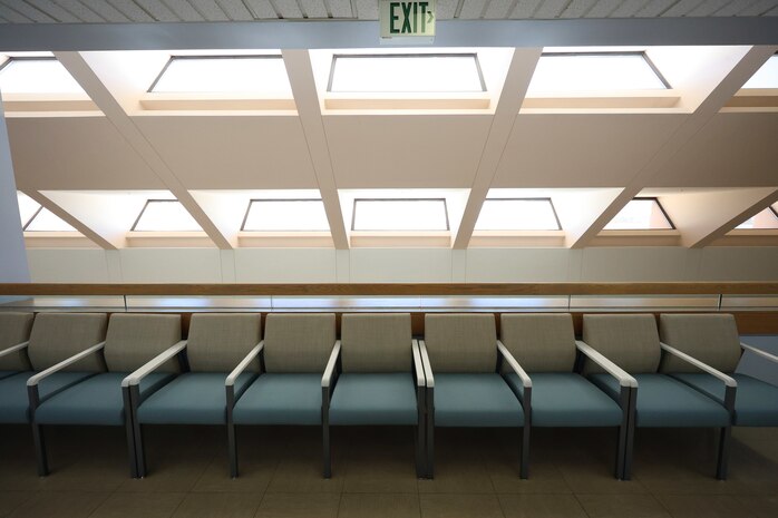 Renovated waiting areas at Mike O’Callaghan Military Medical Center, Nellis Air Force Base, Nevada