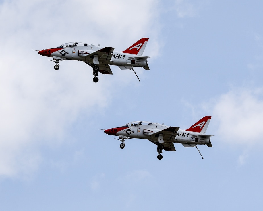 T-45C Goshawks Fly Over the Wings Over Meridian Air Show