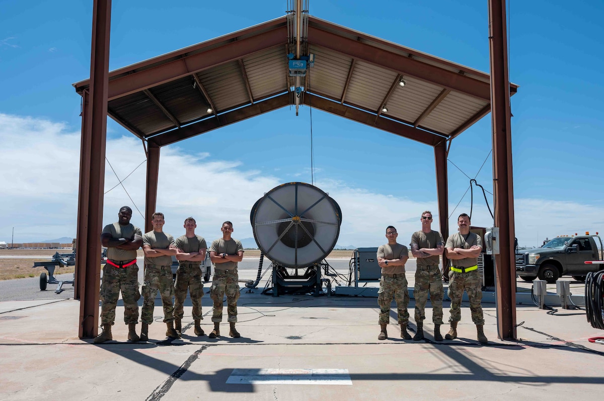 The final A-10 engine test at Davis-Monthan AFB.