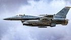 A U.S. Air Force F-16 Fighting Falcon takes off in the U.S. Central Command area of responsibility May 21, 2026. (U.S. Air Force photo by Tech. Sgt. Noah J. Tancer)