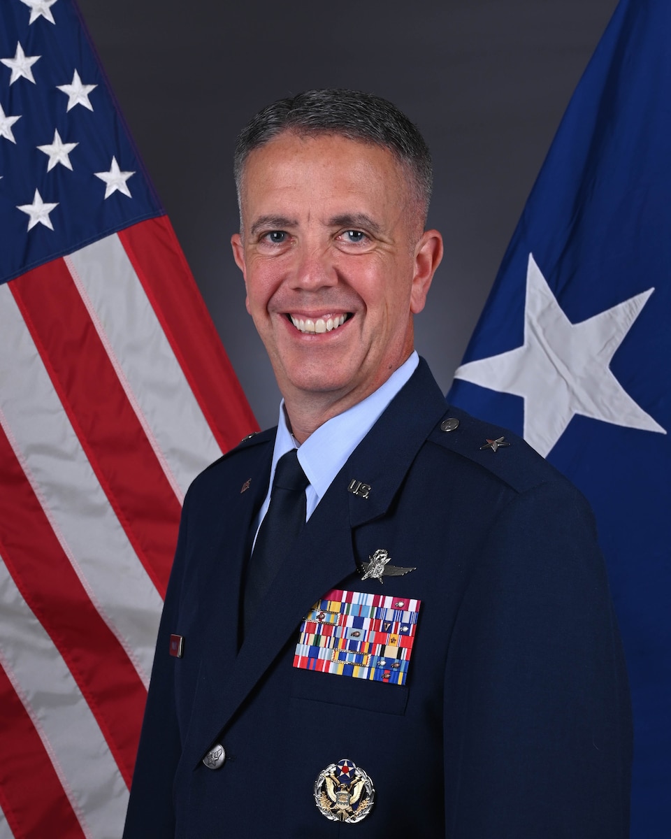 This is the official portrait of Brig. Gen. Jeffrey A. Phillips.