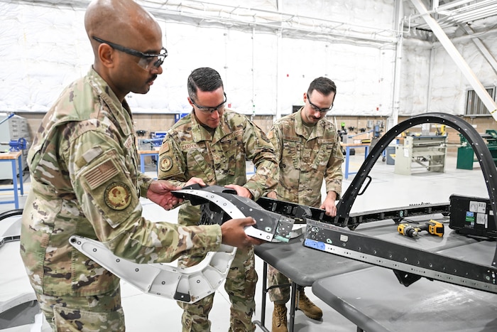 The 809th Maintenance Support Squadron’s RAPID Lab has closed a critical training gap for the F‑35 enterprise by reverse‑engineering and producing additively manufactured canopy frames, enabling maintainers to train on installing the aircraft’s flexible linear shape charge without waiting on delayed supplier deliveries.