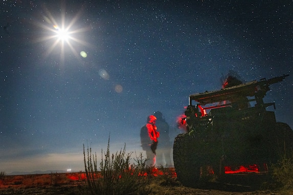 U.S. Army Green Berets assigned to the 3rd Battalion, 10th Special Forces Group (Airborne), prepare for MRZR night movement during Exercise Diesel 26 at White Sands Missile Range, New Mexico, Feb. 21, 2026. The 10th Special Forces Group (Airborne) Green Berets participated in Exercise Diesel 26 to assess how Special Operations Forces integrate into the Army’s Next Generation Command and Control (NGC2) architecture while operating in austere, communications-contested environments. As the Army modernizes its command and control systems, 10th SFG(A) evaluated how SOF elements, often operating beyond the forward line of troops with minimal signature, can effectively transmit information from the deep battlespace into conventional force networks. The exercise focused on bridging the gap between SOF-specific communications and NGC2 systems, ensuring that data collected by dismounted teams can be rapidly shared with higher headquarters and integrated into joint targeting and decision-making processes.



During Diesel 26, Green Berets tested a combination of legacy systems and emerging technologies to determine what is most effective in denied or degraded communications environments. Operating against simulated electronic interference, Soldiers refined their communications plans, techniques, and procedures to maintain survivability while sustaining connectivity. The exercise enabled 10th SFG(A) to identify which systems and methods best support low-signature operations and to develop more effective ways to link SOF elements with conventional forces. Insights gained from Diesel 26 will inform future doctrine, improve interoperability with units like the 4th Infantry Division, and enhance the ability of Special Forces to operate effectively in complex, contested environments. (U.S. Army photo by Sgt. Rhianna Ballenger)
