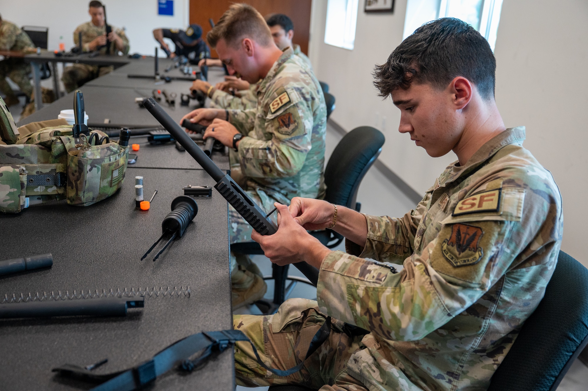 325th SFS initiates advanced M870 shotgun tactical training