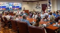 Civic leaders receive mission briefing