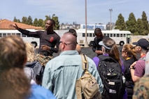 Educators and Community Influences from across Albuquerque, New Mexico and Texas visit MCRD San Diego